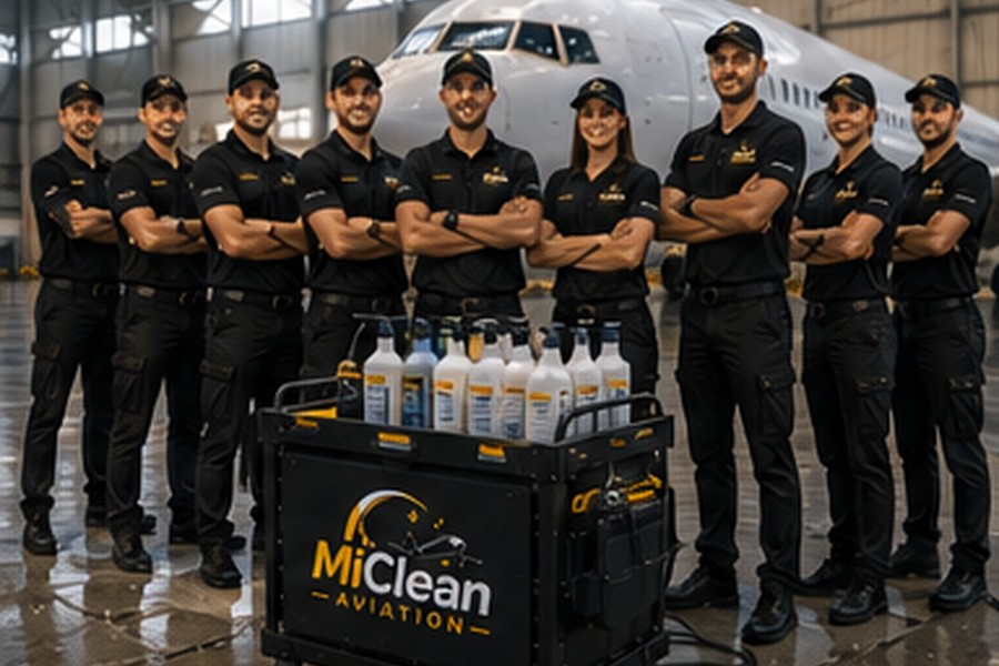 Équipe professionnelle MiClean Aviation